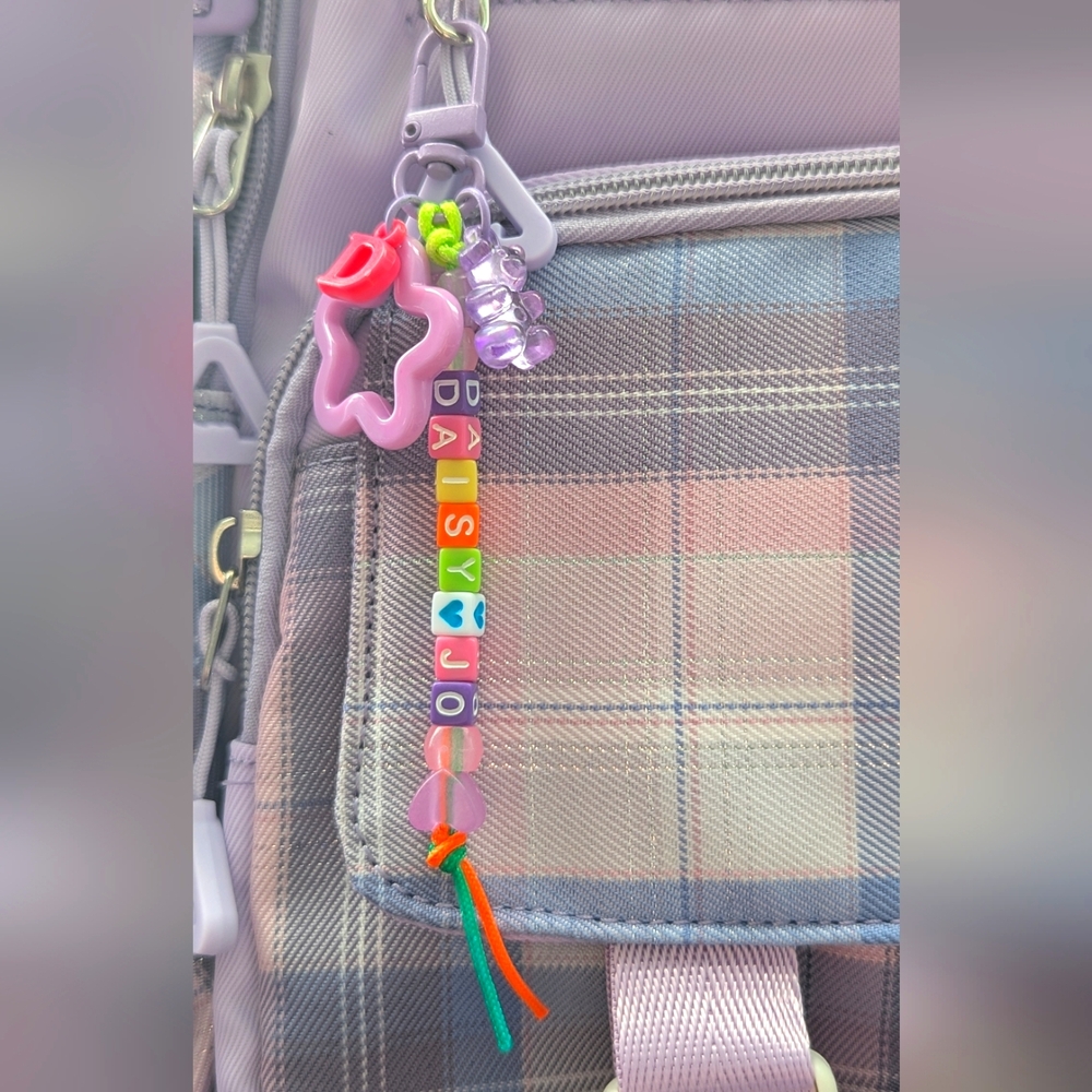 Personalized Backpack Charm For Girls